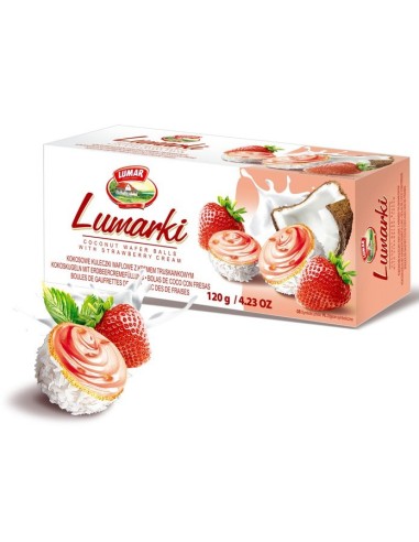 Lumarki Strawberry Wafer Balls 120g