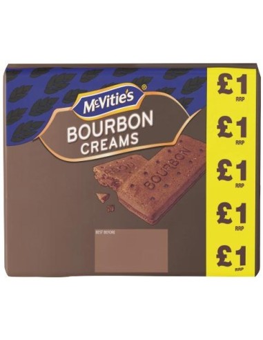 Mcvitie's Bourbon Creams Pmp £1 300g