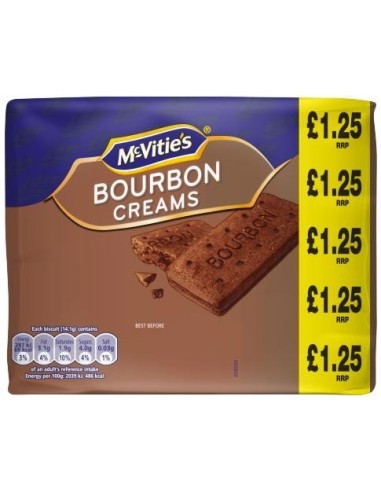 Mcvitie's Bourbon Creams Pmp £1.25 300g