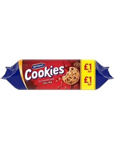 Mcvitie's Chocolate Chip Cookies Pmp £1 150g