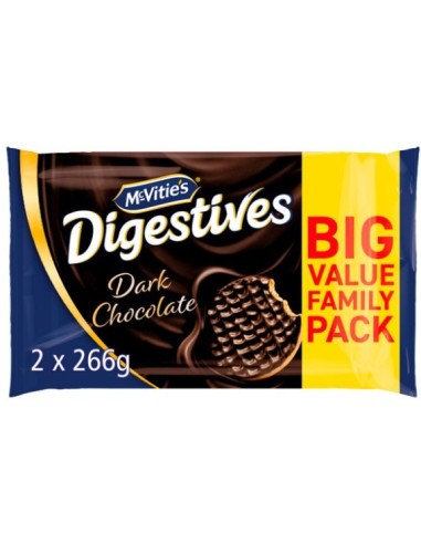 Mcvitie's Dark Chocolate Digestives Twin Pack 532g