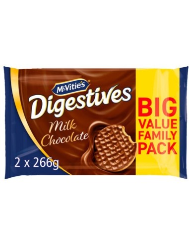 Mcvitie's Milk Chocolate Digestives Twin Pack 532g