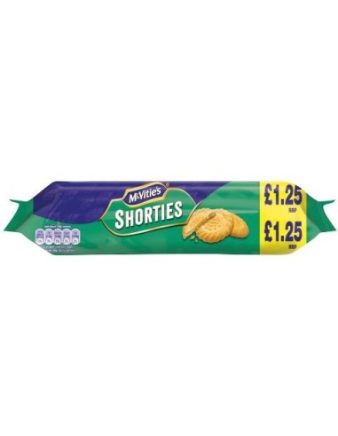 Mcvitie's Shorties Pmp £1.25 300g