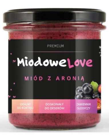 Miodowelove Honey/Chokeberry 400g