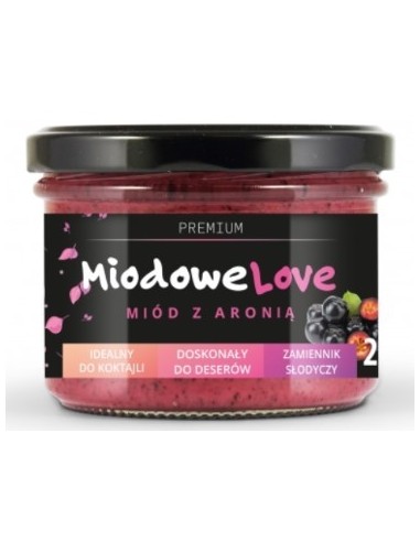 Miodowelove Honey/Chokeberry 220g