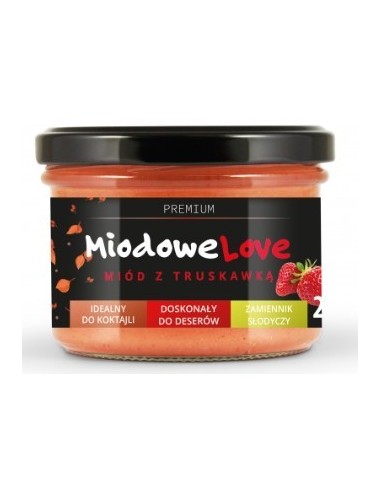 Miodowelove Honey/Strawberry 220g