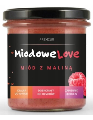 Miodowelove Honey/Raspberry 400g