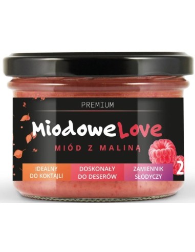 Miodowelove Honey/Raspberry 220g