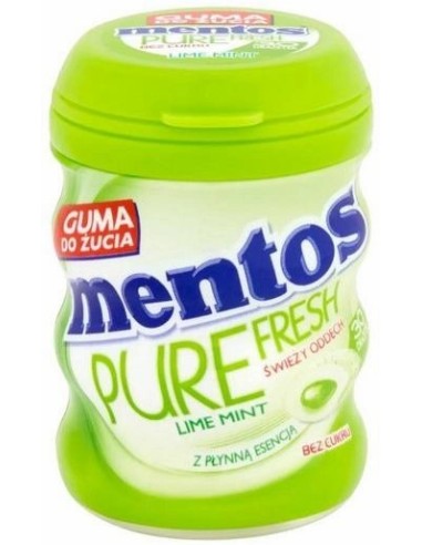 Mentos Pure Fresh Bottle Lime 60g