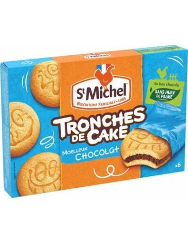 St Michel Tronches de Cake Moelleux Chocolat 175g