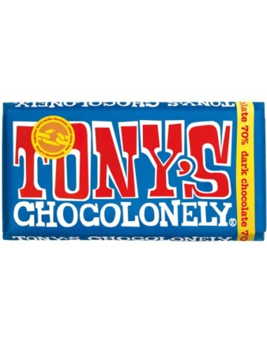 Tony’s Chocolonely 70% Dark Chocolate Bar 180g