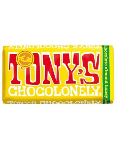 Tony's Chocolonely Fairtrade Milk Almond Honey 180g