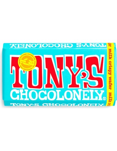 Tony's Chocolonely Fairtrade Milk Crispy Wafer 180g