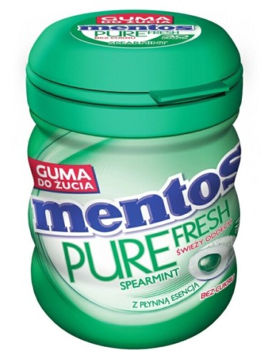 Mentos Pure Fresh Bottle Spearmint 60g