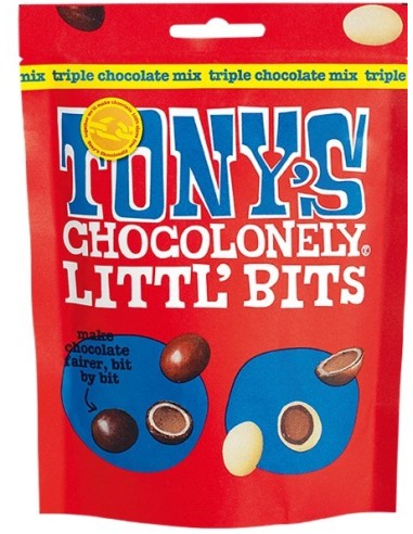 Tony's Chocolonely Littl' Bits Triple Chocolate Mix 100g