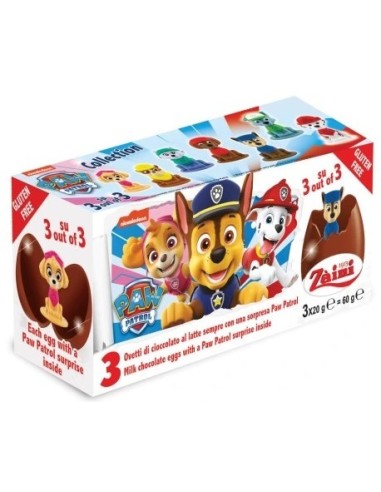 Zaini 3Pk Egg Smurfs 60g