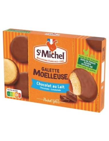 St Michel Gallettes Moellleuse au Chocolat au Lait 180g