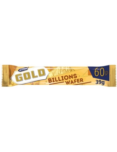 Mcvitie's Gold Billion Wafer Pmp 60p 39.5g