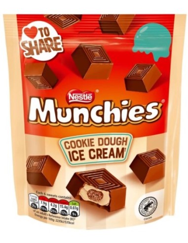 Munchies Cookie Dough Ice Cream Pouch 97g