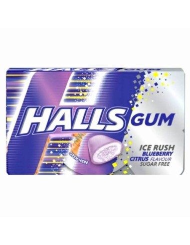 Halls Gum  Blueberry 18g