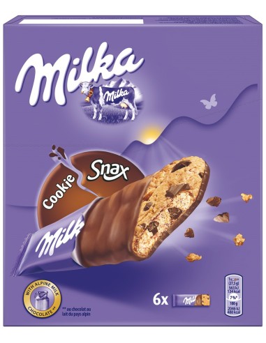 Milka Cookie Snax 165g