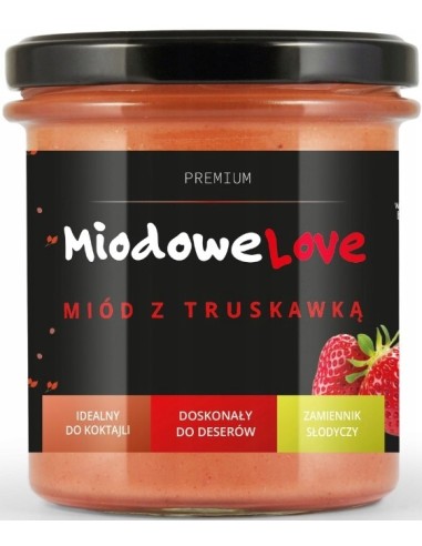 Miodowelove Honey/Strawberry 400g