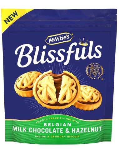 Mcvitie's Blissfuls Chocolate & Hazelnut 228g
