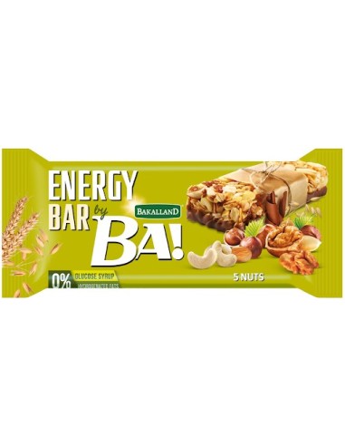 BA! Energy Bar 5 Nuts 40g