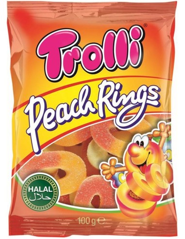 Trolli Peach Rings - Halal 100g