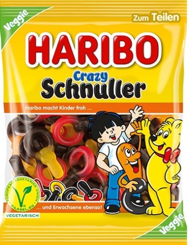 Haribo Crazy Schnuller (Vegan) 175g