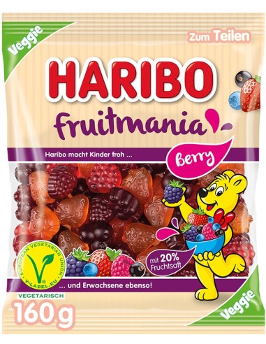 Haribo Fruitmania Berry (Vegan) 160g