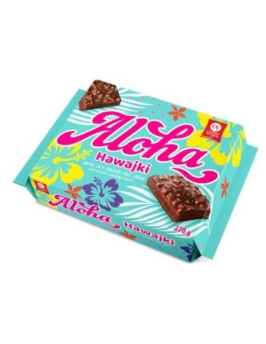 Aloha Hawajki Wafers in Milk Chocolate Coating 220g