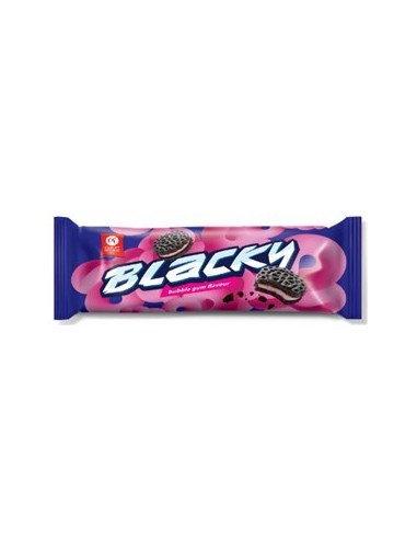 Blacky Bubble Gum Cream Cookies 67g