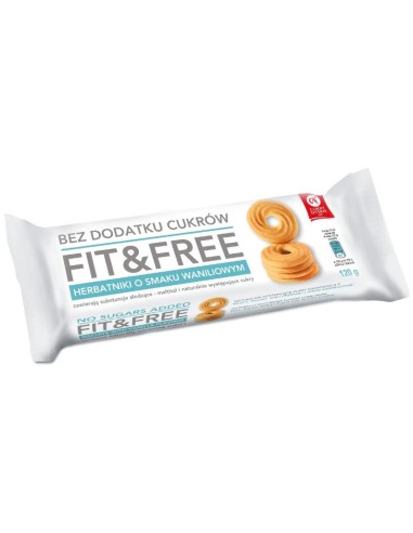 Fit&free Vanilla Biscuits (No Sugar Added) 120g