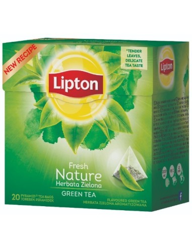 Lipton Green Fresh Nature 20 Pyramid Teabags