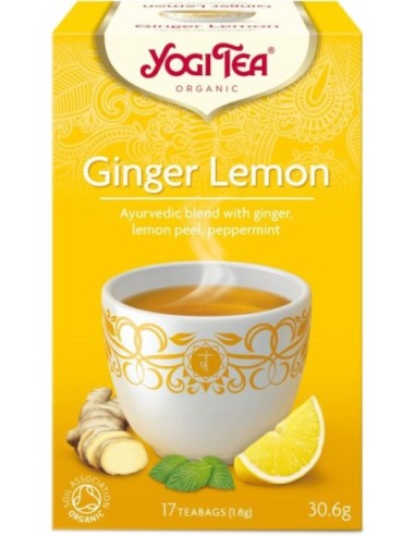 Yogi Tea Ginger Lemon Organic 17s 30.6g