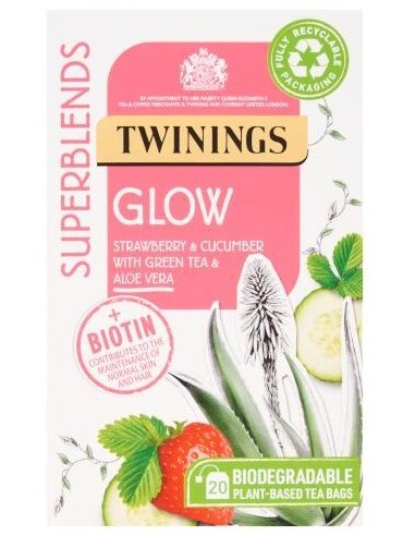 Twinings Superblends Glow Tea Bags 30g 20s