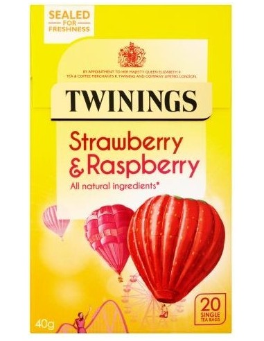 Twinings Strawberry & Raspberry Tea 20s