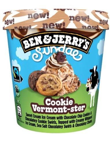 Ben & Jerry's Sundae Cookie Vermont-ster 427ml