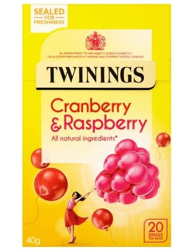 Twinings Cranberry Raspberry Elderflower Tea 20s