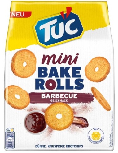 Tuc Bake Rolls Mini BBQ 150g