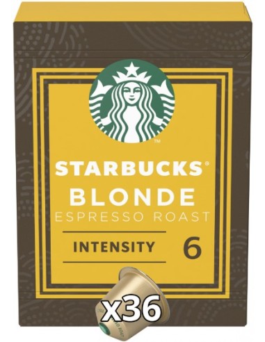 Starbucks Nespresso Blonde Espresso Roast Big Pack 36 Caps