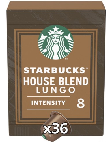 Starbucks Nespresso House Blend Lungo Big Pack 36 Caps