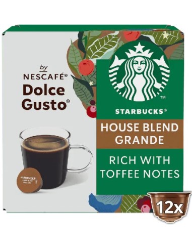Starbucks Nescafé Dolce Gusto Grande House Blend 102g