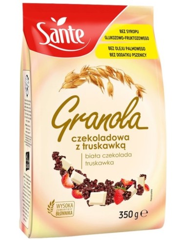 Sante Granola with White Chocolate & Strawberries 350g