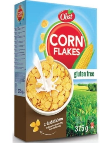 Obst Corn Flakes Gluten Free With Addition Of Wholegrain Corn Flour 375g