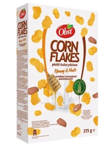 Obst Corn Flakes Honey & Nuts 375g