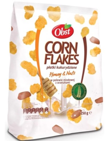 Obst Corn Flakes Honey & Nuts 250g