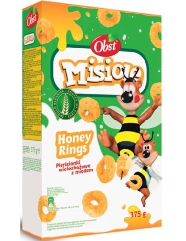 Obst Cereal Honey Rings "Misiole" 375g