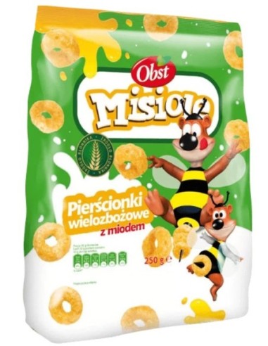 Obst Cereal Honey Rings "Misiole" 250g